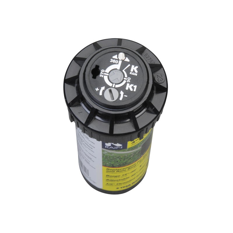 K-Rain K Rain K1 1/2" Smart Set Rotor 4" Pop-Up| 15' - 30' Spray Distance, 40Â° - 360Â° Arc Spray Pattern | Includes Install Kit (5 Pack) - Image 4